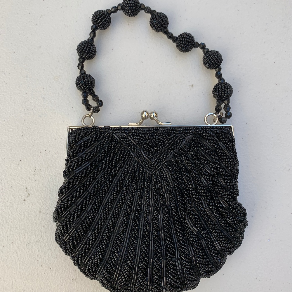 Beaded evening purse